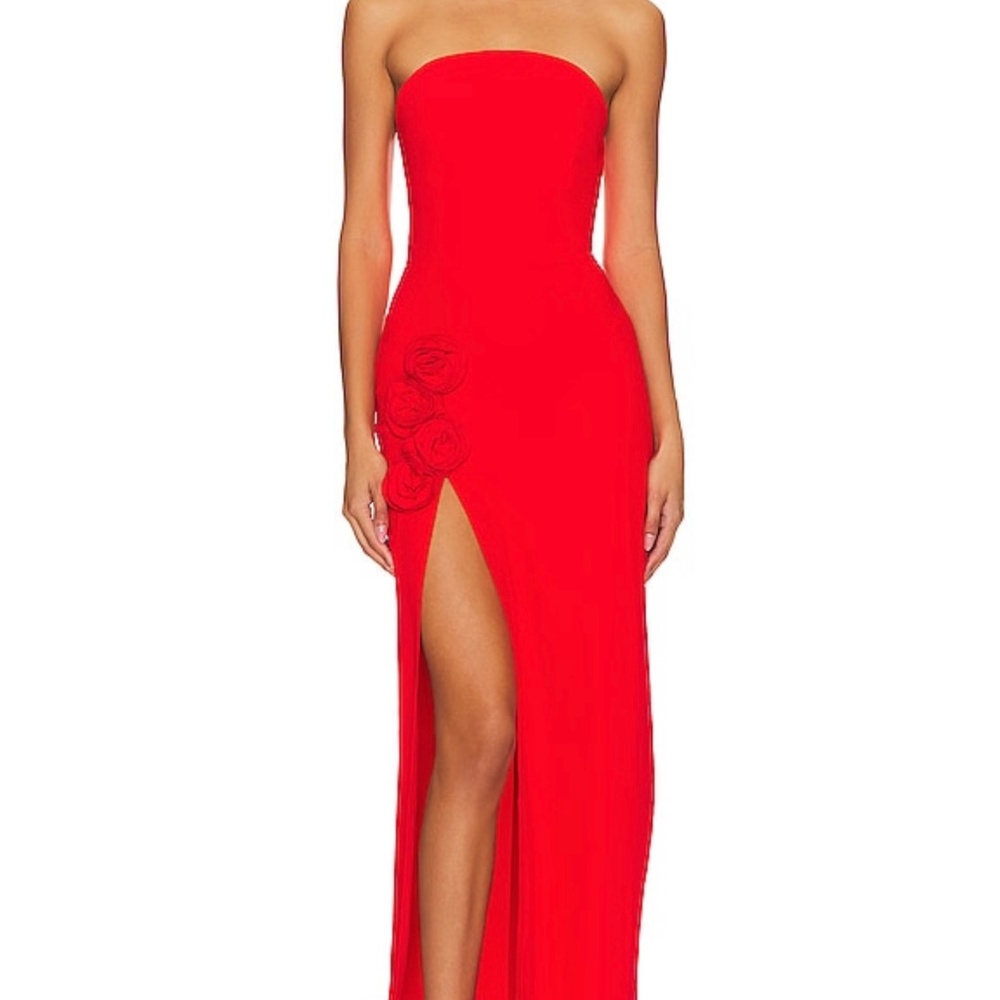 Amanda Uprichard  Crimson Wolfe Gown